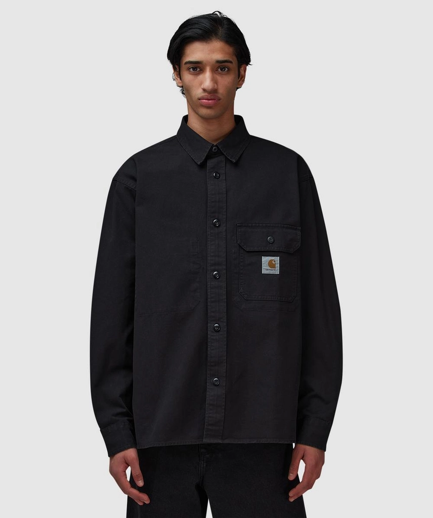 Carhartt WIP Reno Shirt Jacket (Black - S) - Size S
